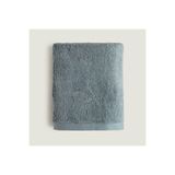 Chakra Solıd Bambu Yüz Havlusu 50X90 Cm Çelik Mavi