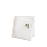 Chakra Tress Pamuklu Nakıslı 40x40 cm Beyaz Servis Peçetesi