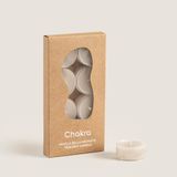 Chakra Vanilla Bella 8 Li Tealight Mum Natural - Beyaz - 1 Adet