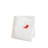 Chakra Vitalia Pamuklu Nakıslı 40x40 cm Beyaz Servis Peçetesi
