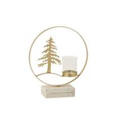 Chakra Zigo Agaç Desenli Tealight Mumluk