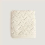 Chakra Zigzag %100 Pamuk El Havlusu 30X40 cm Ekru - 100 x 180 cm