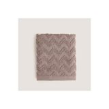 Chakra Zigzag %100 Pamuk El Havlusu 30x40 cm Lila