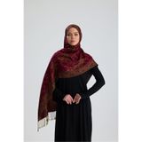 CHALE Royale Passage Serisi - Cashmere Collection / Ottoman Rose Dokuma Kaşmir Şal