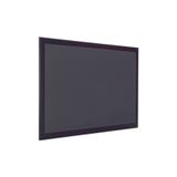 Chalky Kara Tahta Siyah Çerçeveli - Tebeşir Yazı Tahtası 60x120 Cm