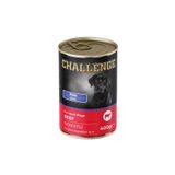 Challenge Pate Sığır Etli 400 gr Yetişkin Köpek Konserve Maması