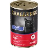 Challenge Sığır Etli Yetişkin Kedi Konservesi 400 gr Ekonomik Pate Mama