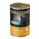 Challenge Tavuk ve Ciğerli Yetişkin 400 gr Kedi Konservesi