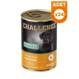 Challenge Tavuklu Yetişkin Konserve Köpek Maması - 400 Gr 24 Adet