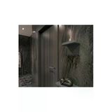 Chalybes Premium Metal Duvar Anahtarlığı Ve Aksesuar Düzenleyici - Koyu Gri Modern Antre Organizer Teşhir