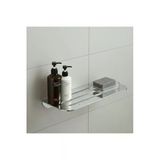 Chalybes Premium Paslanmaz Çelik Banyo Rafı - Modern Şampuanlık Ve Sabunluk Düzenleyici
