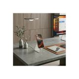 chalybes Premium Paslanmaz Çelik Masaüstü Telefon Tutucu - Gümüş Stand ve Taşınabilir Cihaz Düzenleyici