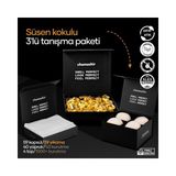chamashir 3'lü Set-Kapsül Çamaşır Deterjanı Freesia Kokulu - Kurutma Mendili- Yün Kurutma Topu