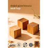 chamashir cleaning solutions DOĞAL GÜVE KOVUCU SEDİR AĞACI KÜPÜ 30'lu PAKET DOĞAL NAFTALİN ALTERNATİFİ