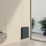 Chambord Double Yakıt Tasarruflu Premium Malzeme Alüminyum Radyatör 60x49,5cm Kumlu Antrasit