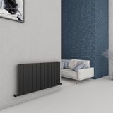 Chambord Yakıt Tasarruflu Premium Malzeme Alüminyum Radyatör 60x109,5cm Kumlu Siyah