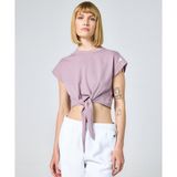 Champion 117178-PS162 Eco Future Crewneck Mor Kadın T-Shirt