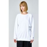 Champion 117197-WW001 Modern Bookstore Crewneck Beyaz Kadın Sweatshirt
