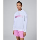 Champion 117308-WW001 Icons Hooded Beyaz Kadın Sweatshirt