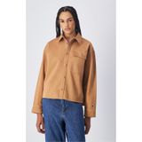 Champion 117444-MS034 Shirt Kahverengi Kadın Gömlek