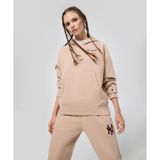 Champion 117506-MS079 Bej MLB Hooded Sweatshirt Kadın Sweatshirt
