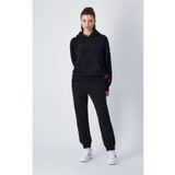 Champion 117581-KK001 Script Shop Hooded Siyah Kadın Sweatshirt