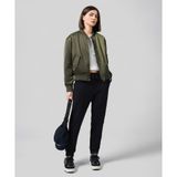 Champion 117584-KK001 Script Shop Rib Cuff Pants Siyah Kadın Eşofman Altı