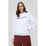 Champion 117669-WW001 Script Shop Hooded Beyaz Kadın Sweatshirt