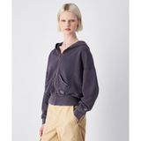 Champion 117689-VS517 Time Capsule Full Zip Hoodie Gri Kadın Sweatshirt