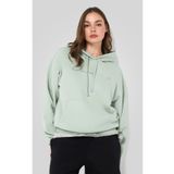 Champion 117785-GS129 Icons Hooded Yeşil Kadın Sweatshirt