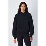 Champion 117786-KK001 Icons Hooded Siyah Kadın Sweatshirt
