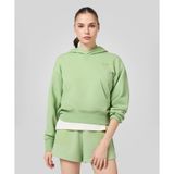 Champion 117818-GS131 Eco Future Hooded Yeşil Kadın Sweatshirt