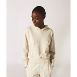 Champion 117818-YS141 Eco Future Hooded Bej Kadın Sweatshirt