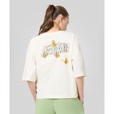Champion 117823-YS141 Eco Future SS Tee Bej Kadın T-Shirt