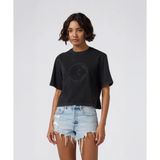 Champion 118176-KK001 High Summer SS Tee Siyah Kadın T-Shirt