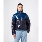 Champion 118219-BS501 Lacivert Polyfilled Jacket Kadın Outdoor Mont
