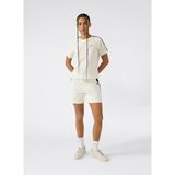 Champion 118789-YS084 Crewneck T-Shirt Krem Kadın T-Shirt