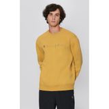 Champion 219062-YS130 Logo Crewneck Sarı Erkek Sweatshirt