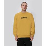 Champion 219298-YS130 Sarı Graphic Gallery Crewneck Erkek Sweatshirt