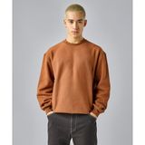 Champion 219624-MS554 Crewneck Kahverengi Erkek Sweatshirt