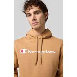 Champion 220253-MS034 Script Shop Hooded Kahverengi Erkek Sweatshirt