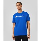 Champion 220256-BS008 Icons SS Tee Mavi Erkek T-Shirt
