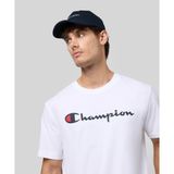 Champion 220256-WW001 Icons SS Tee Beyaz Erkek T-Shirt