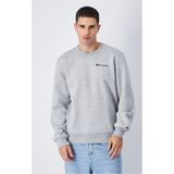 Champion 220259-EM021 Script Shop Crewneck Gri Erkek Sweatshirt
