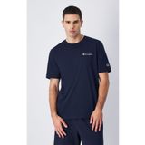 Champion 220264-BS501 Icons SS Tee Lacivert Erkek T-Shirt