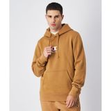 Champion 220268-MS034 Kahverengi Script Shop Hooded Erkek Sweatshirt