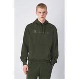 Champion 220271-GS508 Yeşil Script Shop Hooded Erkek Sweatshirt