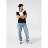 Champion 220278-KK001 SS Tee Siyah Yuvarlak Yaka Düz Erkek T-Shirt