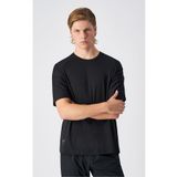 Champion 220822-KK001 C-Tech SS Tee Siyah Erkek T-Shirt