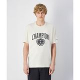 Champion 221174-YS141 Yearbook SS Tee Bej Erkek T-Shirt